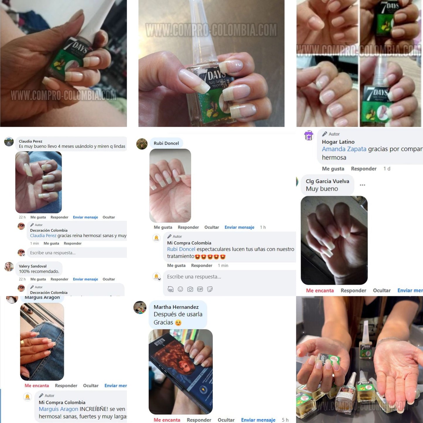 AVANZADO💅Serum Uñas 7 Días 7 VECES +LARGAS😍(COMPRA 1 & LLEVA 2)🎁