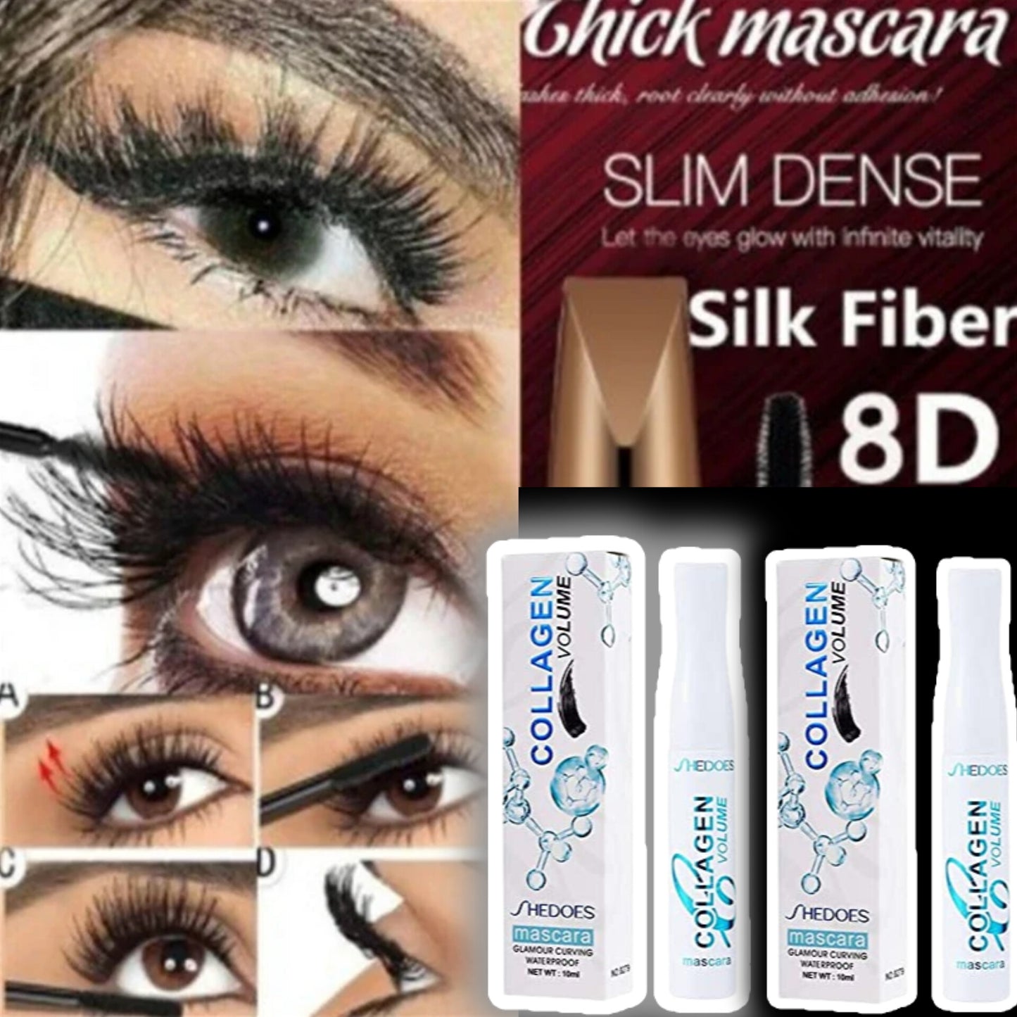 PESTAÑAS 300% FIBRA WATERPROOF ⭐⭐⭐⭐⭐ (Compra 1 + 1 Gratis)🎁