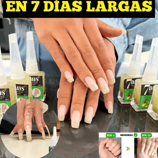 ✨7 VECES Uñas +LARGAS + FUERTES😍Compra 1 + 1 Gratis🎁