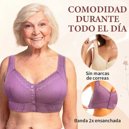 🌹Nuevo sujetador transpirable con cierre frontal🌹 para personas mayores