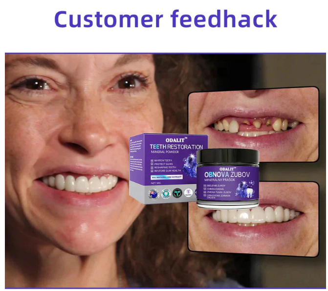Polvo✨mineral para restauración de dientes ODALIT™ – Compro Colombia