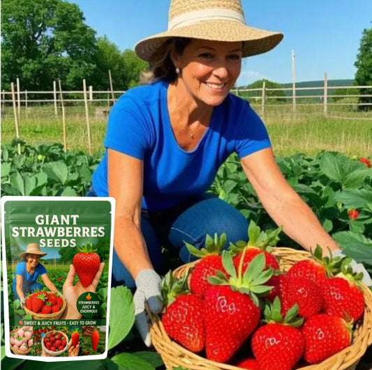 Semillas de fresas🍓 gigantes cremosas | hazlo desde tus materas