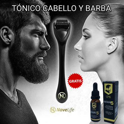 KIT TÓNICO + ROLLER🎁 - USO CABEZA, CEJAS & BARBA | HOMBRE & MUJER (Envío Gratis🔥)