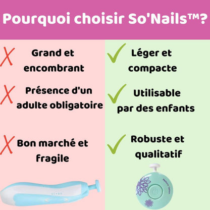 So'Nails | Set manucure révolutionnaire Bébé